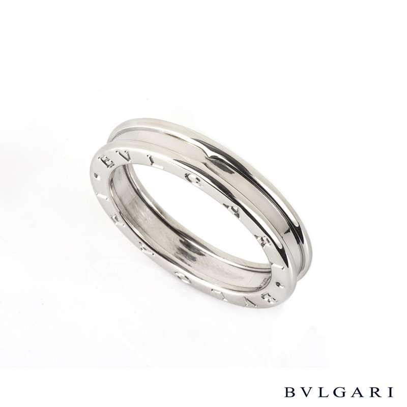Bvlgari 18k White Gold B Zero1 Ring Size 64 V An Rich Diamonds
